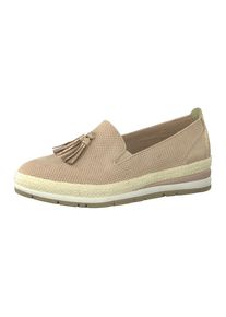 Marco Tozzi, Damen Espadrilles, Beige / Altrosa / Wei&szlig;