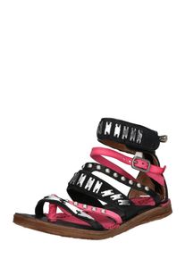 A.S.98, Damen Sandale 'RAMOS', Pink / Schwarz