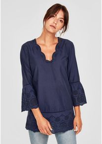 s.Oliver RED LABEL, Damen Tunikabluse, Nachtblau