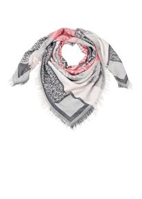 s.Oliver RED LABEL, Damen Halstuch, Grau / Pitaya / Weiß