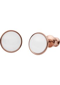 Skagen, Damen Ohrringe, Rosegold / Weiß
