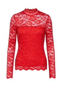 Véro Moda VERO MODA, Damen Bluse 'VMLUCIA LS HIGH NECK BOO', Rot