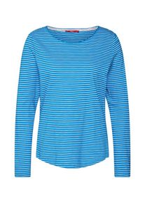 s.Oliver RED LABEL, Damen Shirt, Himmelblau / Weiß