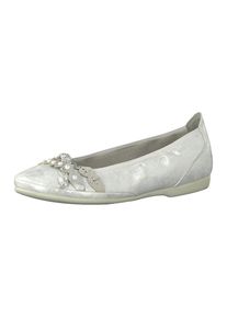 Marco Tozzi, Damen Ballerinas, Silber