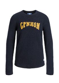 Jack & Jones Jack & Jones Junior, Strickpullover, Kobaltblau / Gelb