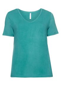sheego Casual, Damen T-Shirt, T&uuml;rkis