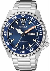 Citizen, Herren Automatikuhr, Dunkelblau / Silber