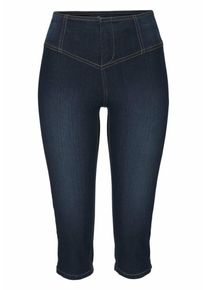 Arizona, Damen Caprijeans 'Shaping', Blue Denim