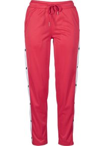 Urban Classics, Damen Track Pants, Rot / Schwarz / Weiß