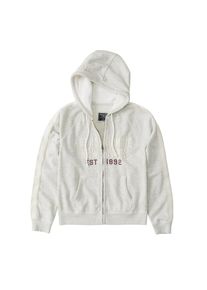 Abercrombie & Fitch Abercrombie & Fitch, Damen Sweatjacken 'XM18-SEASONAL F/Z', Grau