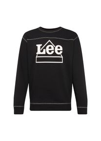 Lee, Herren Sweatshirt 'GRAPHIC SWS', Schwarz / Wei&szlig;