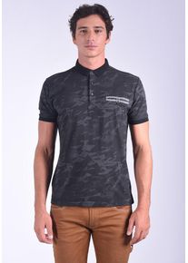 Kaporal5 Kaporal, Herren Poloshirt 'Lawa', Grau / Dunkelgrau