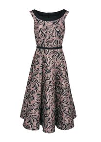 Heine, Damen Cocktailkleid, Bronze / Schwarz