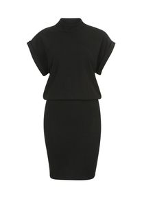 Selected Femme, Damen Kleid mit gerippter Struktur 'Sfrasti', Schwarz