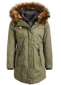Khujo, Damen Mantel ' BANITA WITH INNER JACKET ', Oliv