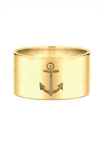 Elli, Damen Ring 'Anker', Gold