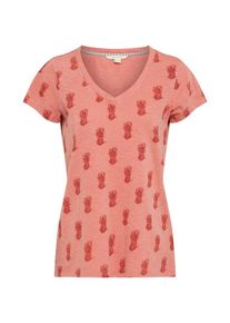 White Stuff, Damen T-Shirt 'All Over Pineapple', Hummer