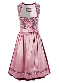 Marjo, Damen Dirndl, Mischfarben / Hellpink / Dunkelrot