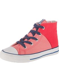 Color Kids, Sneakers High 'Vaage', Lachs / Hellrot / Wei&szlig;