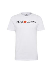 Jack & Jones JACK & JONES, Herren T-Shirt 'JJECORP LOGO TEE SS CREW NECK', Rot / Schwarz / Wei&szlig;