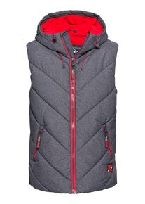 Superdry, Herren Steppweste 'XENON PUFFER GILET', Anthrazit