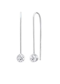 Elli, Damen Ohrringe 'Solitär-Ohrring', Silber