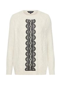 Dorothy Perkins, Damen Pullover, Creme / Schwarz