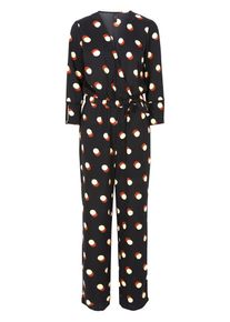 Y.A.S, Damen Jumpsuit, Beige / Rot / Schwarz
