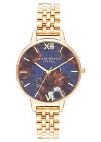 Olivia Burton, Damen Uhr 'Semi Precious OB16SP13', Saphir / Gold / Kirschrot