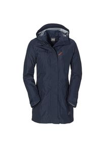 Jack Wolfskin, Damen Parka 'CARTWRIGHT TEXAPORE 3IN1 PAR W', Navy / Enzian / Dunkelblau