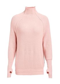 Apart, Damen Pullover mit Öffnungen für die Dau, Rosa