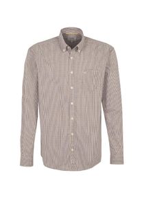 Camel Active, Herren Hemd ' Camel Active ', Rauchblau / Pastellorange / Wei&szlig;