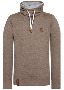 Naketano, Herren Pullover 'Rüdiger von Ouzovich', Hellbraun