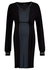 Supermom, Damen Kleid, Grau / Schwarz