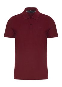 J. Lindeberg J.Lindeberg, Herren ' Troy Clean Pique ' Poloshirt, Weinrot