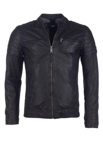Maze, Herren Lederjacke 'Rocha', Schwarz