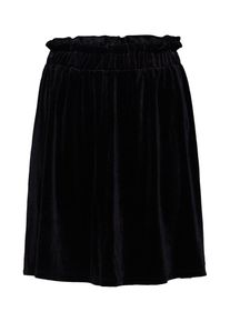 Vila, Damen Rock 'MINNY VELVET', Schwarz