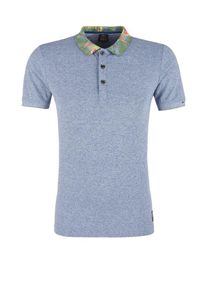 s.Oliver RED LABEL, Herren Poloshirt, Indigo / Mischfarben