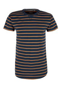 s.Oliver RED LABEL, Herren Shirt, Nachtblau / Orange