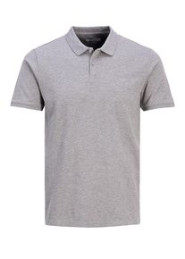 Jack & Jones JACK & JONES, Herren Poloshirt, Grau