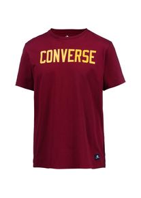 Converse, Herren T-Shirt, Gelb / Weinrot