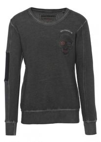 Trueprodigy, Herren Sweatshirt 'Kingdom', Grau / Anthrazit