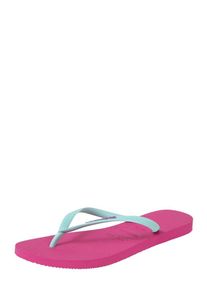 Havaianas, Damen Slipper 'Logo', Hellblau / Pink