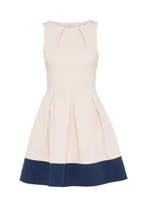 Closet London, Damen Cocktailkleid, Creme / Navy