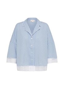GAP, Damen Hemd, Blau / Hellblau / Weiß