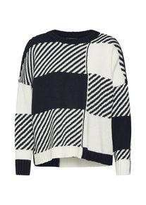 Only, Damen Pullover, Schwarz / Weiß