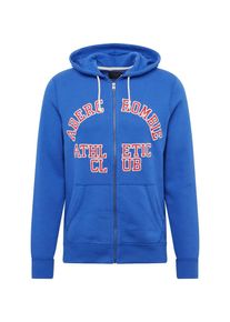 Abercrombie & Fitch Abercrombie & Fitch, Herren Sweatshirt 'ATHLETIC CLUB', Blau / Hellrot / Wei&szlig;