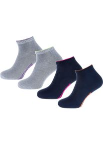 Skechers, Damen Socken, Nachtblau / Grau