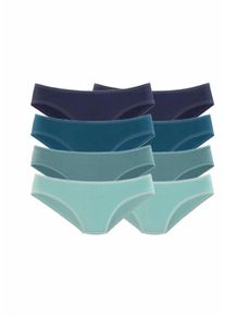 Vivance, Damen Bikinislip (8 St&uuml;ck), Marine / Petrol / Jade / Pastellgr&uuml;n