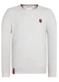 Naketano, Herren Sweatshirt 'Al K.Ohol', Hellgrau